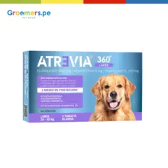 ATREVIA - Antipulgas para Perros 360 de 20 a 40 Kg x 1 Tableta