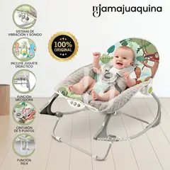 BABY - Silla Mecedora «NARAN» con Juguetes Didácticos Green