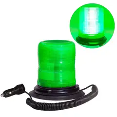 GENERICO - Circulina Estroboscópica Led  Torre Alto con Imán Premiun 12V-24V Verde