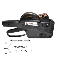 BLITZ - Etiquetadora Manual C20 Integrale para etiquetas 26 x 16mm