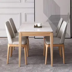 DMUEBLES - Juego de comedor 4 sillas Temu