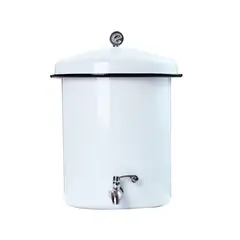 ECOFILTRO - Purificador de Agua Acero Vitrificado Mini 5.5 L Blanco
