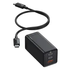 BASEUS - Cargador Rápido GUN 5Pro 65W EU 2C+1USB - NEGRO
