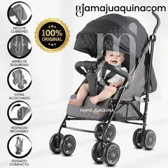 LITTLE - Coche Bastón Deportivo «POLONIA II» Black