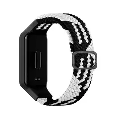 GENERICO - Correa de Nylon Para Redmi Band 2 Negro Bicolor