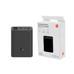XIAOMI - Cargador Portatil de 10000mAh Redmi Power Bank 3 Ultra Compact negro