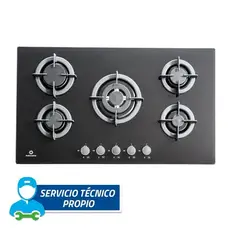 INDURAMA - ENCIMERA EGI-905VDNEG 5 QUEMADORES A GAS 90CM