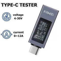 GENERICO - Probador de cables y cargadores tipo C - Muestra El Consumo Real