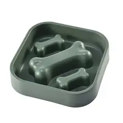 GENERICO - Plato de Alimentación Lenta Para Perro Verde