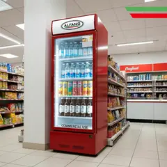 ALFANO - Visicooler Vitrina Exhibidora 350Lts hasta 10°C 175W 4 divisiones Iluminación Led SC350XDC