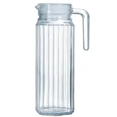 GENERICO - Jarra de vidrio con tapa - 1000ml
