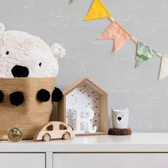 MULTITOP - Papel Tapiz Kids Home Vintage Cloud 052X10 Mts Grey