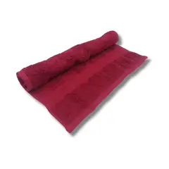 GENERICO - Toalla de Mano Color Rojo 100% Algodón