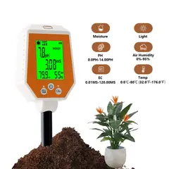 OEM - Medidor Digital de PH de Suelo 6 en 1 Multiparámetro Agricultura