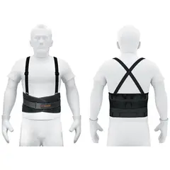 Truper - Faja lumbar para columna espalda y cintura talla M Truper