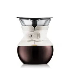 BODUM - Cafetera Pour Over Blanco de 0.5 L