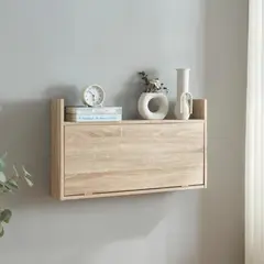 TU MESITA - Escritorio Flotante y Plegable Rogger color Haya