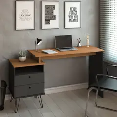 TU MESITA - Escritorio Minimalista Norris color HayaNegro TU MESITA