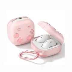 CASE - Protector de Audifonos Samsung Buds Fe Nintendo - Rosa