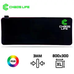 LIFE - Pad Mouse Chaos XL 800 X 300 X 3mm RGB