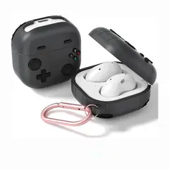 CASE - Protector de Audifonos Samsung Buds 2 Pro Nintendo - Negro
