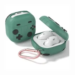 CASE - Protector de Audifonos Samsung Buds Pro Nintendo - Verde