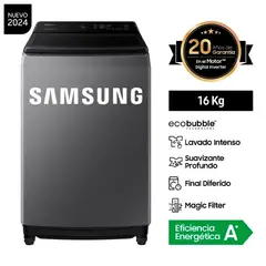SAMSUNG - Lavadora Carga Superior 16Kg WA16CG6441BD