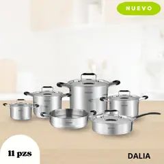 RECORD - Juego De Ollas Dalia Acero Inoxidable 11 Piezas
