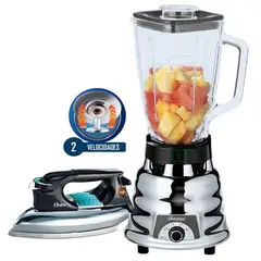 OSTER - Licuadora 2 Vel. 250-22 clasic + Plancha pesada