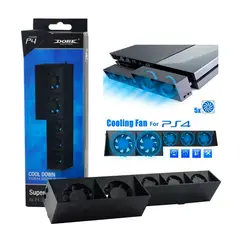 GENERICO - Cooler Ventilador para PS4 FAT Enfriador 5 Ventiladores