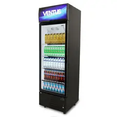 Ventus - Ventus Visicooler 1 puerta LG-380TC Negro 380L