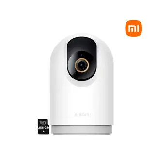 XIAOMI - Cámara Seguridad Xiaomi C500 Wi-Fi 3K 5MP Gira 360º + Micro SD 256GB