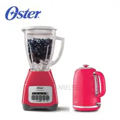 OSTER - Kit Licuadora BLSTKAGMPB más Hervidor Eléctrico BVSTKT4177M