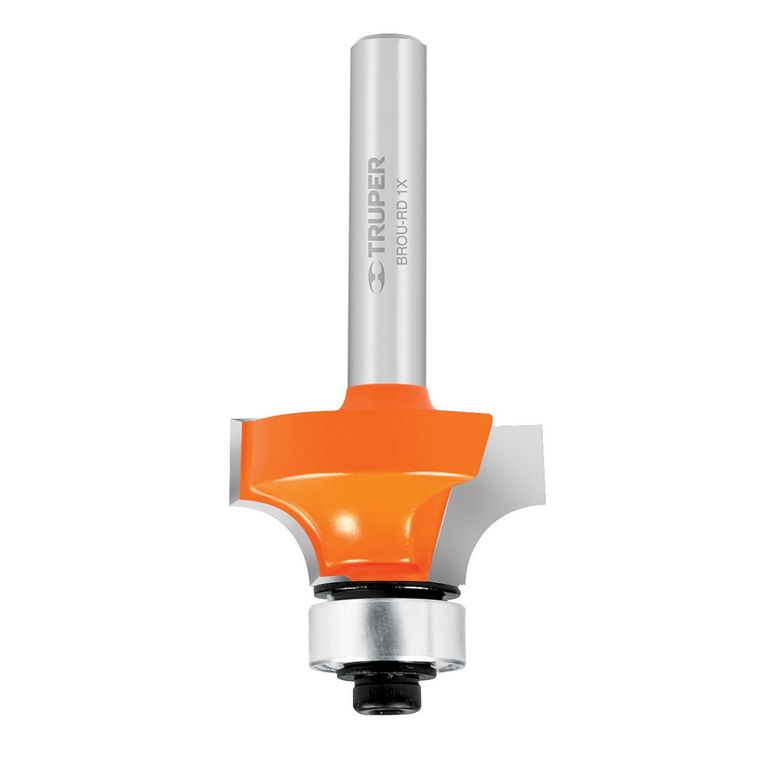 Fresa 1" Redondeadora con Rodaje para Madera 11469 Truper
