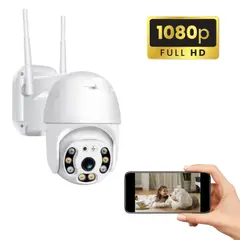 GENERICO - Camara de Seguridad Wifi Full HD para Exterior y Sensor Movimiento