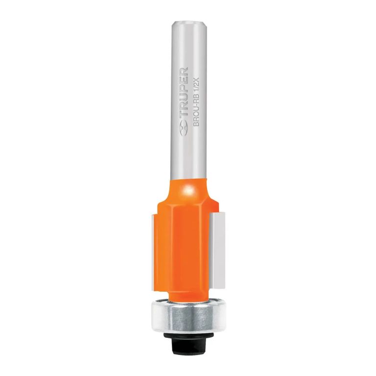 Fresa 1/2" Corte Recto con Rodaje para Madera 11444 Truper