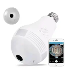 GENERICO - Foco Led Espia Camara Hd Vigilancia 360 Wifi Altavoz En Vivo
