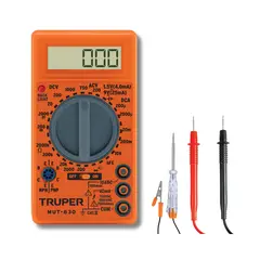 TRUPER - Multimetro digital + probador de corriente