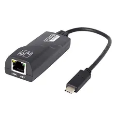 SEISA - Adaptador Convertidor Tipo C A Ethernet SM-C7836 Red Gigabit Lan