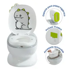 EBABY - Bacinilla con música CLEANY- EB900-1 - Ebaby Gris
