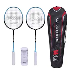 WINSTAR - RAQUETAS BÁDMINTON DE ALUMINIO W10 WINSTAR CELESTE