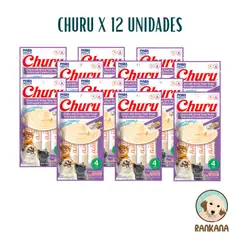 CHURU - SNACKS X 4 SACHETS POLLO Y CAMARON / 12 UNIDADES