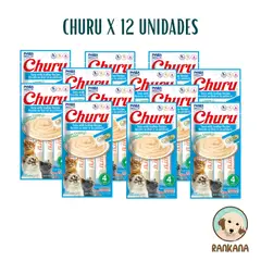 CHURU - SNACKS X 4 SACHETS ATUN Y VIEIRAS / 12 UNIDADES