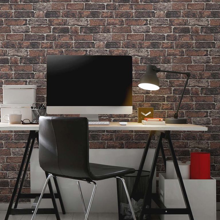 Papel Tapiz Kids Home Fresco Red Brick Wall 052X10 Mts