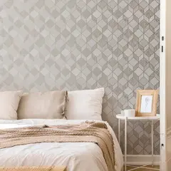 MULTITOP - Papel Tapiz Vittorio Geo 052X10 Mts GreyRose Gold