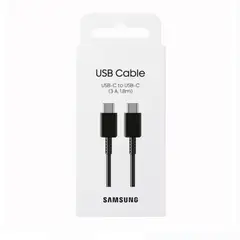 SAMSUNG - Cable Tipo C a Tipo C 3A 18m - Negro
