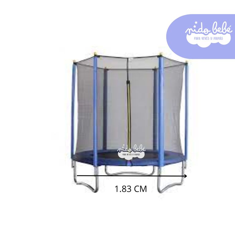 Juego CAMA SALTARINA F 6 FT AZUL 1.82