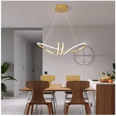 GENERICO - Lámpara Colgante LED Moderna Regulable Incluye control remoto
