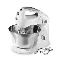 OSTER - Batidora 2601-051 de Mano y Pedestal 2 Motores 360 Watts Blanco
