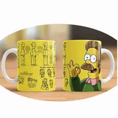 GENERICO - Tazas personalizadas -DNuñez -Taza Simpsons - Flanders